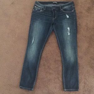 Express jean jeggings size 10s only worn once !